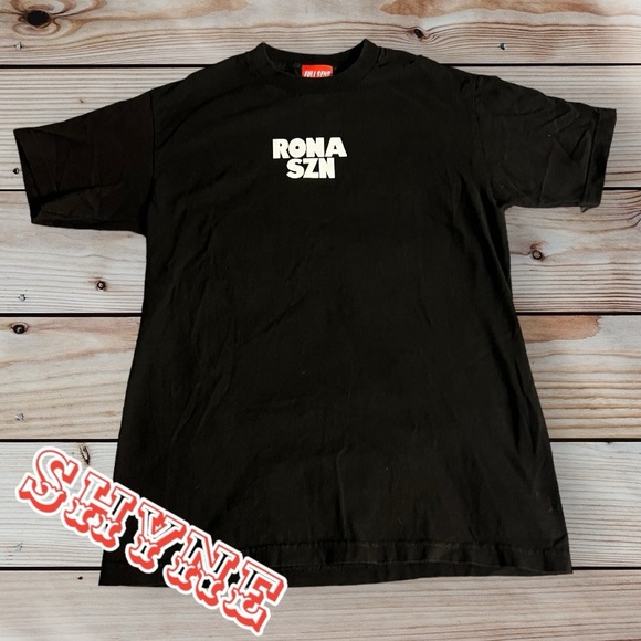 Full Send Brand Corona Edition Size Medium Flaws check Pictures on shoulder - Picture 2 of 4